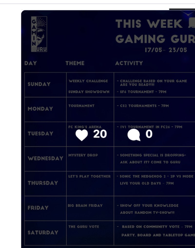 Gaming Guru Instagram post 1
